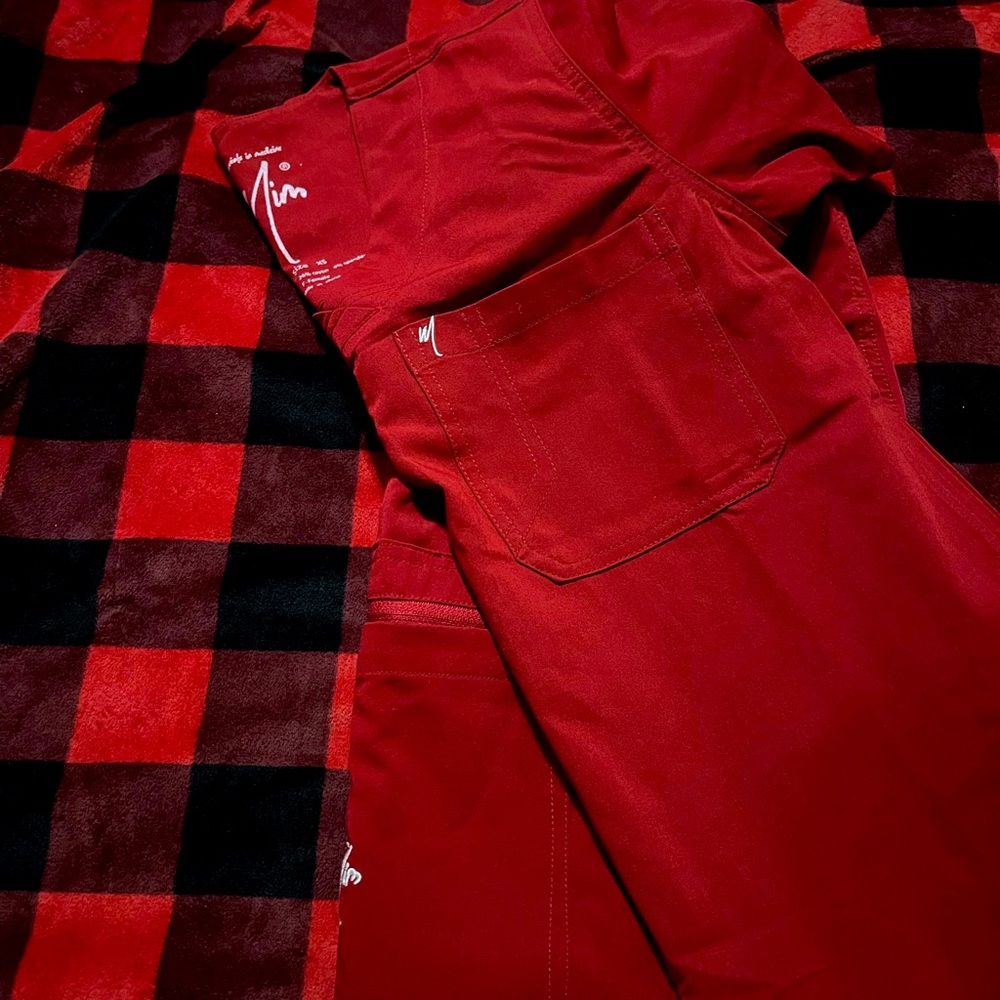 MIM Scrub Set Burgundy XS